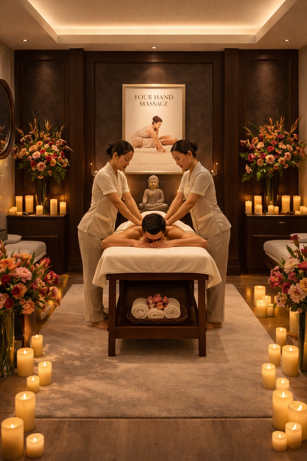 Spa ambience and treatment